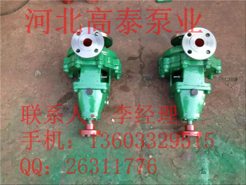 IH125-80-60J化工泵參數(shù)