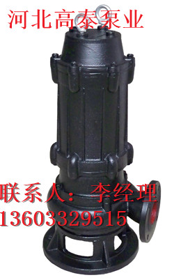 無堵塞潛水排污泵WQ潛水排污泵廠家